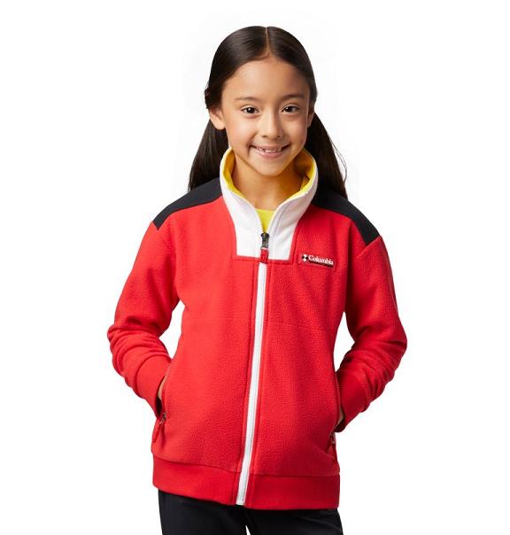 Columbia Disney Fleece Jacket Girls Red USA (US1586412)